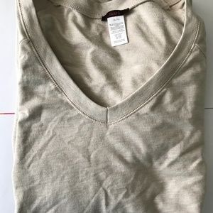 Mark (Avon) Oatmeal Sweater XL Zipper Detail NWOT